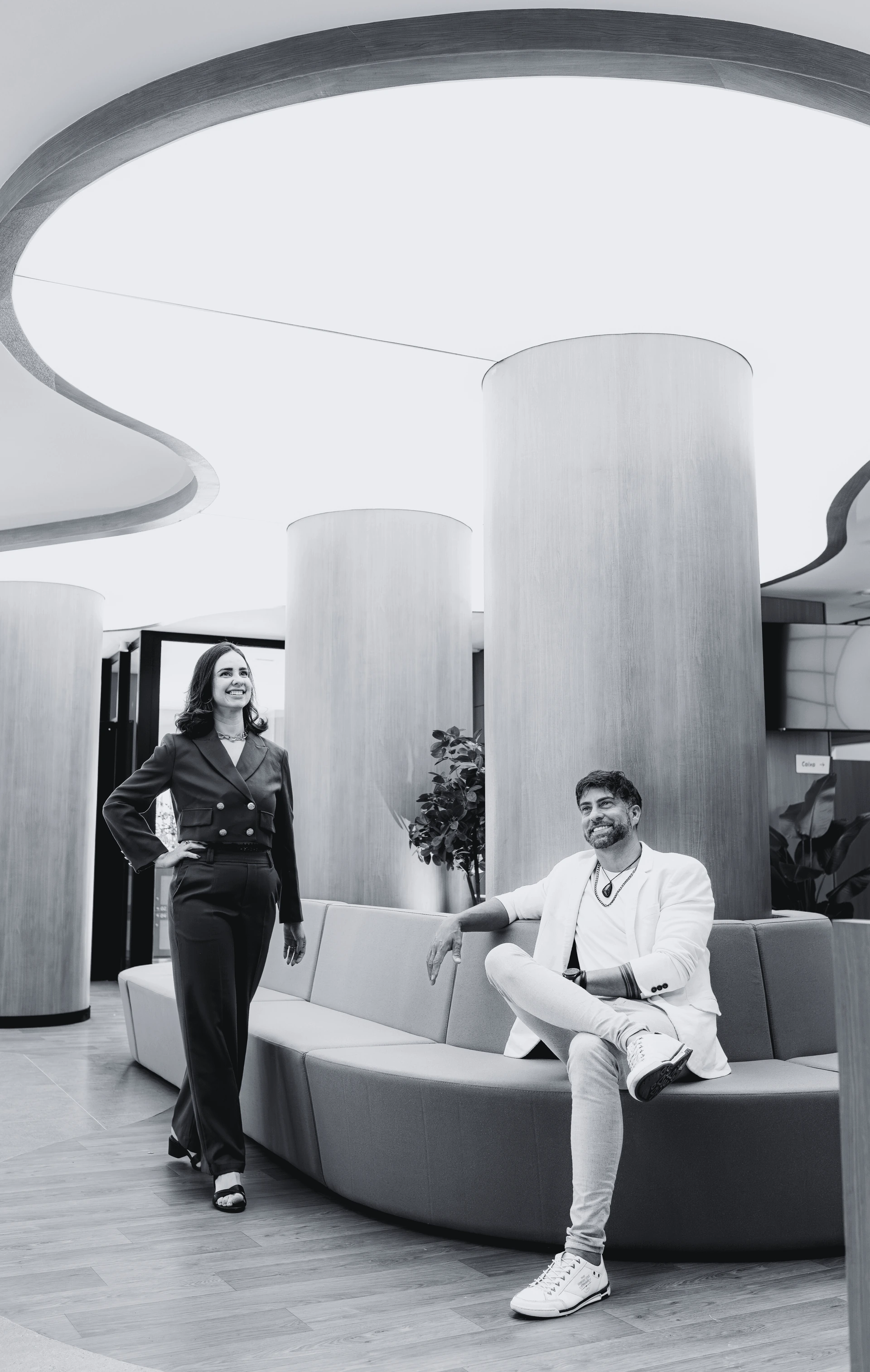 Marcia Roque e Edy Jr., fundadores da Octo Arquitetura